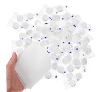 MAGICLULU 100 pezzi Mini Asciugamani Compressi Monouso in Cotone Salviette Compresse Portatili per Casa Viaggio Campeggio e Picnic Morbide e Resistenti Compatte da Tasca