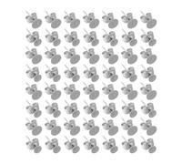 MAGICLULU 100 Pezzi Orecchini a Perno in Acciaio Inossidabile, Orecchini Piatti, Argento, Struttura Stabile, per Creazione Gioielli e Lavori Fai da Te