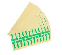 MAGICLULU 1000 Pezzi Etichette Sigillanti Rosso Trasparente Adesive per Sacchetti Spazzatura e Buste Indicatore Istruzioni Facile e per Uso Domestico e Industriale