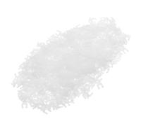 MAGICLULU 1000 Pezzi Fermagli di Interruzione per Orologi in Plastica Bianca, Strumenti Resistenti per Orologiai, per Riparazione e Prolungamento Durata Batteria Orologio