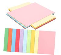 MAGICLULU 100fogli Carta Colorata Per Origami Spessore Per Lavoretti Creativi e Attività Scolastiche Carta Di Qualità Per Stampa e Creazioni Fai Te