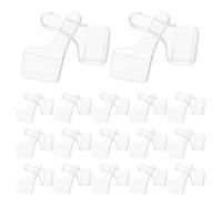 MAGICLULU 100paia Supporti Antiscivolo in Silicone Trasparente per Occhiali Ganci per Stanghette di Vista e Sole Protezione Invisibile e Leggera per Uso Quotidiano e Professionale