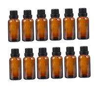 MAGICLULU 12 Pezzi bottiglia vuota di olio essenziale campioni di vasetti di contenitori per cosmetici contenitori cosmetici travel size bottles profumo bottiglie di liquido