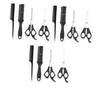 MAGICLULU 12 Pz strumenti per tagliare i rasoio da donna tagliacapelli per uomo professionale hair care set barber tools abito forbici da barbiere forniture per il taglio dei
