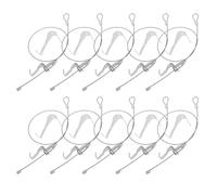 MAGICLULU 12 Set Ganci Regolabili per Binari e Corde in Acciaio ad Alta Resistenza per Appendere Quadri Invisibili, Kit Sospensione per Cornici Ganci e Filo 0,5 M, per Esposizioni