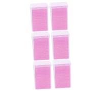 MAGICLULU 1200 Pz Nessun per unghie in spazzolino per colla forniture di estensioni delle ciglia salviette per rimuovere mascara primer unghie panno per la pulizia pulito
