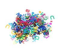 MAGICLULU 12000 Pezzi Decorazione di coriandoli alfabeti spruzzatori adesivi arredamento nome etichette per Confetti da tavolo lettere coriandoli della festa nuziale plastica