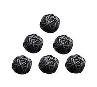 MAGICLULU 15 Palline Decorative in Rattan per Piccole Palline Rimbalzanti in Vimini per Mini O per Decorazione Pop Viticci Palline Decorative Decorazioni Rustiche Palline di Vite