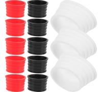 MAGICLULU 15 Pezzi Anelli in Silicone per Impugnatura Set Riutilizzabile | Mantiene Fermo L’overgrip, Assorbe L’umidità, Sensazione Precisa