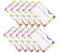 MAGICLULU 150fogli Schede Ricompensa Per Studenti Carte Incentivanti Per Insegnanti e Genitori Schede Per Confezione Per Gli Nella Casa