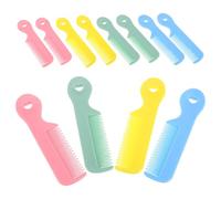 MAGICLULU 16 Pezzi Pettine per Chioma Mini Pettine per Styling per Bambine in Plastica, Rotondo, Facile da Pulire, per Asilo e Viaggio