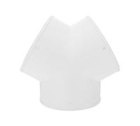 MAGICLULU 1pezzi Connettore Per Condotto Vie in Abs Divisore Per Scarico Adattatore Per Condotto Per Scarico Adattatore Per Tubo Flessibile Per