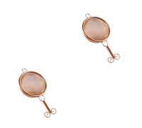 MAGICLULU 2 Filtri Per Infusore Da Tè Per Infusore A Maglia Fine Dorato Con Manico Imbuto Per Tè in Acciaio Inossidabile Per Teiera E Tazza Da Tè