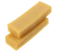 MAGICLULU 2 Pezzi Bastoncino Pulitore in Gomma Naturale per Nastri e Dischi Abrasivi, Design Versatile Giallo, Elimina Lo Sporco, per Lavorazione del Legno