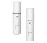 MAGICLULU 2 Pezzi Beauty Care Mister Face Mist Sprayer Nano Spruzzatore di Bellezza in Abs, 20ml, 550 Mah, Bianco, Idratazione Profonda, per Donne, Reception Center e Conference Room