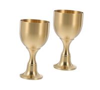 MAGICLULU 2 Pezzi Bicchieri Vintage in Calici da Vino e da Comunione Eleganti per Matrimonio Feste e Decorazioni Medievali