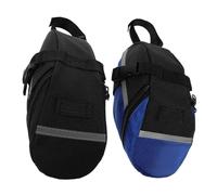 MAGICLULU 2 Pezzi Borsa Sella Mountain Bike Sottosella Profilata in Nylon Leggero Montaggio Rapido per Attrezzi e Piccoli Oggetti Borsa Posteriore Ciclo Resistente alla Pioggia