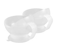 MAGICLULU 2 Pezzi Ciotola Silicone Antiscivolo con Ventosa per Anziani e Disabili Leggera e Anti-rovesciamento Supporto Autonomia Alimentare per Persone con Mobilità Ridotta