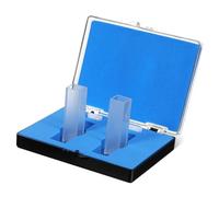 MAGICLULU 2 pezzi Cuvette al Percorso per Laboratorio Uv-vis Trasparente per Spettrofotometro Analisi Comparativa e Micro Cuvette Precise