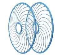 MAGICLULU 2 Pezzi Disco di Lancio Rete Pesca in Resistente Struttura Forata per Lancio Manuale Facile per Accessori Pesca Outdoor