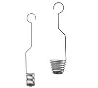 MAGICLULU 2 Pezzi Ganci da Parete in Ferro Nero per Piante Tillandsia, Appendini Eleganti e Semplici per Decorazione Casa, Supporto Resistente per Piante Aeree