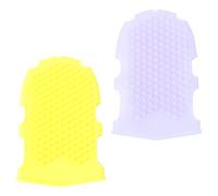 MAGICLULU 2 Pezzi Guanto Esfoliante da Doccia in Silicone, Elastico per | Rimuove Cellule Morte senza Graffiare, Accessorio in Regalo, Adatto a Bagno e Spa Colore Casuale