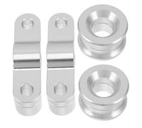 MAGICLULU 2 Pezzi Kit Boccole Stabilizzatore Lega Alluminio per Leva Del Cambio Sostituzione Facile per Auto Specifiche Migliora Stabilità e Accuratezza delle Cambiate