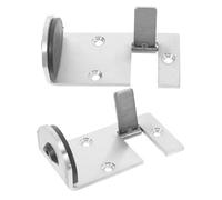 MAGICLULU 2 Pezzi Limitare La Marcia della Fermaporta a Pavimento Fermaporta per Carichi Pesanti Limitatore della Silver