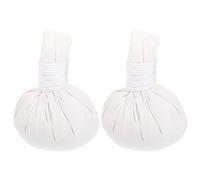 MAGICLULU 2 Pezzi Palla da Massaggio Spa Erboristica Cinese di Cotone Funzione Moxibustione e Massaggio per Varie Occasioni