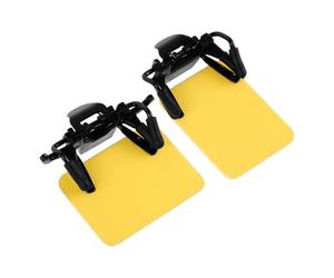 MAGICLULU 2 Pezzi Patch Occhi Giallo in ABS per Occhiali da Tiro e Visita Oculistica Funzione di Precisione e Miglioramento della Visione per Tiro e Addestramento