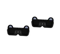 MAGICLULU 2 Pezzi porta bicchieri organizer per occhiali da sole organizzatore sovraocchiali Portaocchiali nero custodia per gli occhiali organizer per occhiali da parete addominali Black