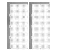 MAGICLULU 2 Pezzi Righello Diamantato in Acciaio Inossidabile con 1020 Griglie Vuote, Strumento di Allineamento per Trapano Diamantato per Progetti Artistici Fai da Te