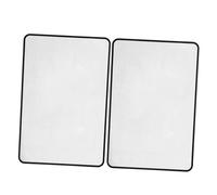 MAGICLULU 2 Pezzi segnalibro Lente di ingrandimento Anziani palmare Vedere Grado Leggero Schermo Lente d'Ingrandimento da Lettura Lente d'Ingrandimento del Libro per la Lettura PVC Black