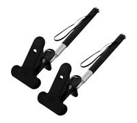 MAGICLULU 2 pezzi Supporto Cartelli Regolabile in Acciaio Resistente Asta Portatile per Manifestazioni Sportive Parate Esposizioni e Cerimonie Ergonomico e Leggero per Uso Prolungato