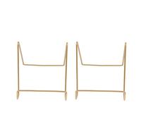 MAGICLULU 2 Pezzi Supporto Decorativo per Foto da Tavolo in Ferro Oro, | Espositore Multifunzione, Base per Oggetti e Immagini, Uso su Tavolo, Sostituisce Strutture Vecchie o Rotte