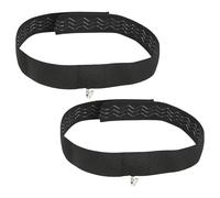 MAGICLULU 2 Pezzi Supporto per Occhiali Cinturino Elastico Nero in Poliestere e Metallo per Protezione Nasale Dopo Rinoplastica, Comfort e Accelerazione del Recupero Quotidiano