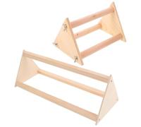 MAGICLULU 2 Pezzi Trespolo per Pulcini in Legno, Barra di Posatoio per Polli, per Brooder e Arricchimento del Pollaio, Struttura Stabile, Favorisce L'attività lo Sviluppo Sano