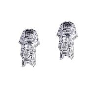 MAGICLULU 2 Pz Mantello Di Stoffa Per Parrucchieri Capo Shampoo Taglio Di Camici Da Parrucchiere Abito Da Barbiere Mantella Da Barbiere Mantelli Impermeabile Bianca Posta Tagliata