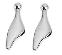 MAGICLULU 2 Pz manuale bastoncino da massaggio strumento per il massaggio del viso metabolismo gua sha creme per gli occhi massaggiatore facciale manuale piatto guasha la faccia crema
