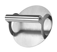 MAGICLULU 2 Pz Pressa per Hamburger di Biscotti Corer Pressa per Bistecca e Pancetta Pressa per Hamburger Distrutta Spiedini Pressa per Grill Tostapane Bob Silver Acciaio Inossidabile 430