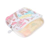 MAGICLULU 2 Pz Semplice Custodia Segreta Trucco Di Grandi Dimensioni Borse Organizer Per Il Viaggio Custodia Per Assorbenti Semplice Segreto Cerniera Borsa Mancare Cartone Animato Tovagliolo