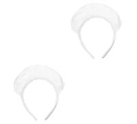 MAGICLULU 2 Pz Tiara Della Cameriera Fasce Da Donna Copricapo Da Festa Fasce Per La Testa Fascia Per Compleanno Accessori Cosplay Da Cameriera Fascia Per Da Cameriera Plastica Bianca