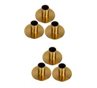 MAGICLULU 2 Set Decorazione Candeliere Cangoli Titolare Partite Tavolo Centrotavola Centro Tavola Portacandele da Scrivania Candelabro Portacandele Ferro da Stiro Golden 3 Pezzi * 2