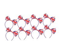 MAGICLULU 2 Set Di Fasce Per Con Bandiera Del Unito Per Donne Fasce Per Con Fiocco in Inghilterra Per Feste E Competizioni Sportive 4 Pezzi * 2