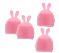 MAGICLULU 2 Set Di Spazzole Per La Pulizia Del Viso Con Setole Morbide Strumento Per Lo Scrub Del Viso Non Abrasivo Per Le Donne 4 Pezzi * 2