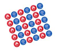 MAGICLULU 20 Paia Di Adesivi Per La Distinzione Tra Acqua Calda E Fredda Cartelli Autoadesivi Per Il Bagno Adesivi Per Rubinetti Caldi Etichette Per Acqua Calda E Fredda Etichette Per