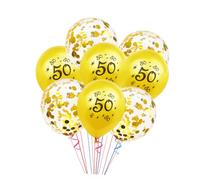 MAGICLULU 20 Palloncini Di Compleanno Da 12 A 50 Anni Palloncini Di Buon Compleanno Palloncini In Lattice Per Compleanno Palloncini Di Coriandoli Palloncini Per Feste Di Compleanno