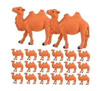 MAGICLULU 20 Pezzi Miniature Camel Figurines Hand Painted Desert Animal Models Compact And Portable Decoration For Desktop Home Fairy Garden Ornaments