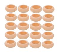 MAGICLULU 20 Pezzi Portatovaglioli in Legno per Tovaglioli Stoffa Decorazione Tavola Stile Country per Matrimoni Feste e Cene Festive