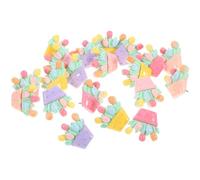 MAGICLULU 20 Pezzi Puntine da Disegno in Resina a Forma di Fiore Multifunzione, Resistenti e Compatte, per Bacheca in Sughero e Cartine, Perfette per Attività Artistiche e Decorazioni
